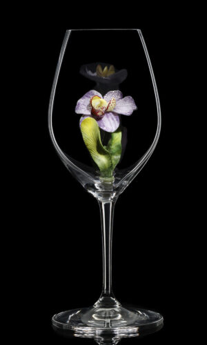 Champagne Riedel glass Vanda Orchid 01